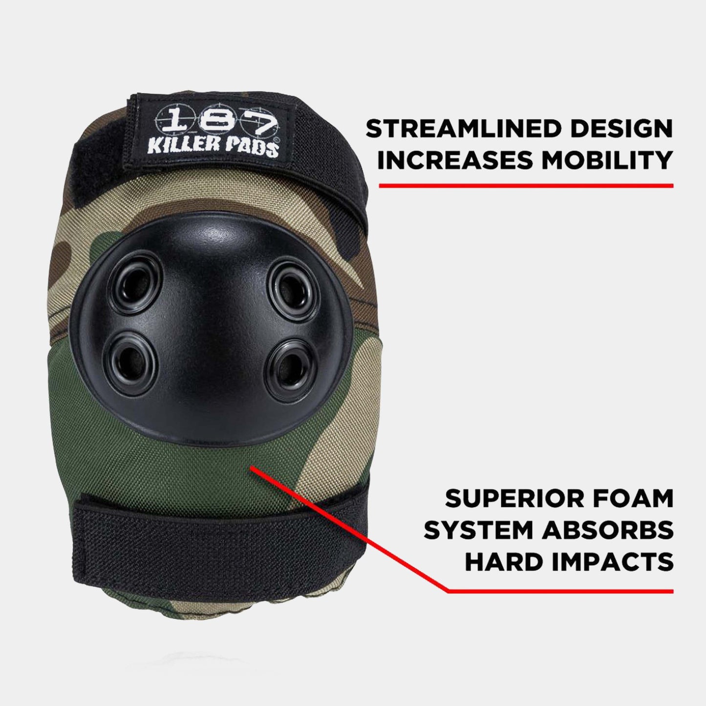 Knee &amp; Elbow Pad Combo Pack - Camo