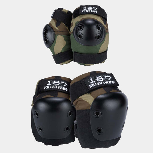 Knee & Elbow Pad Combo Pack - Camo