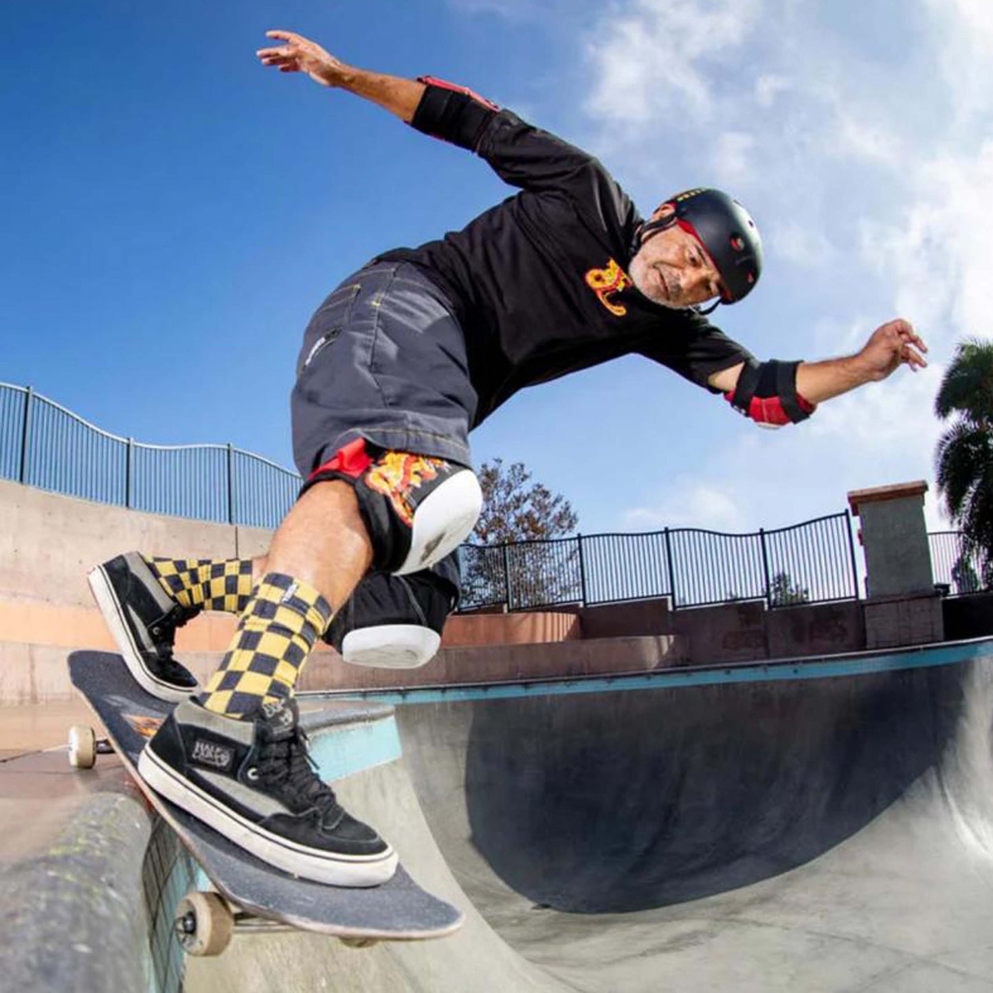 187 Killer Pads Kids | Six Pack Set- Caballero - Black/Red/Gold