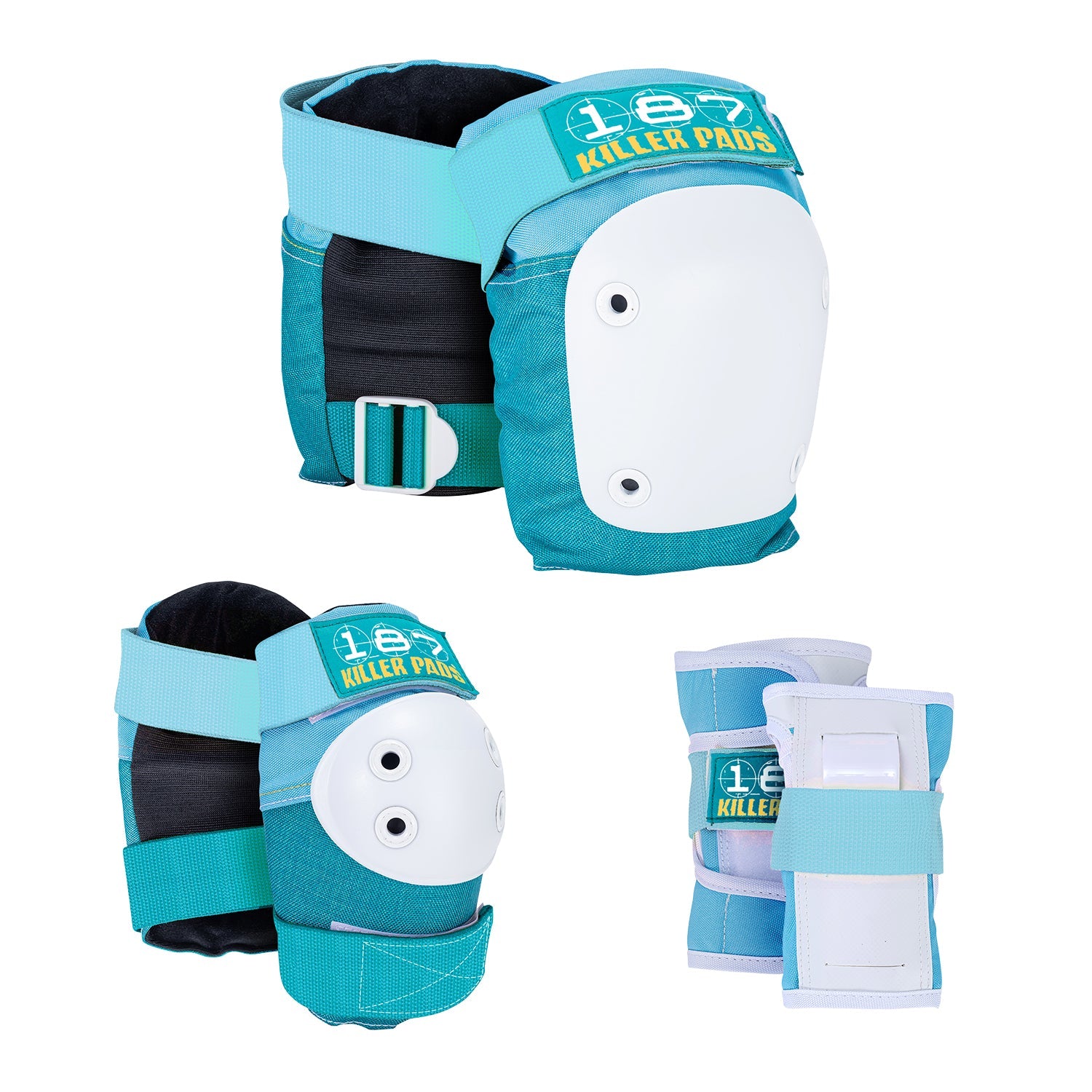187 Killer Pads | Kids Six Pack Pad Set - Teal