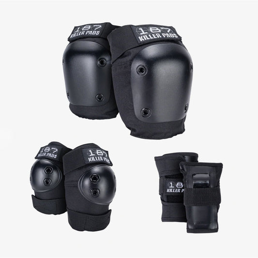 187 Killer Pads | Kids Six Pack Set - Black