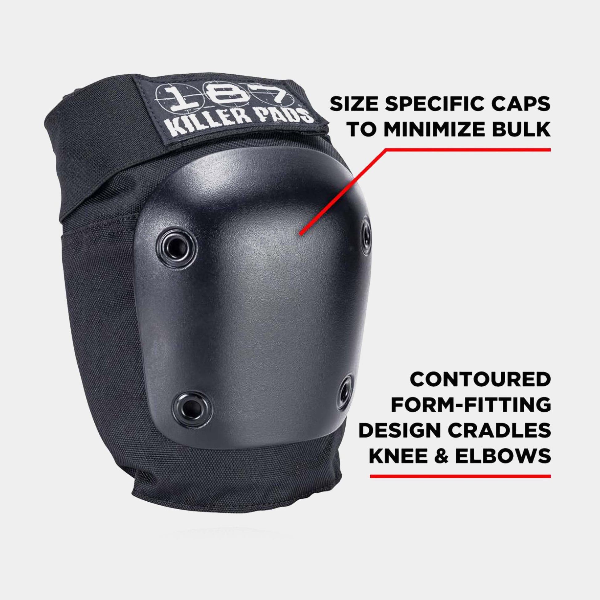 187 Killer Pads | Kids Six Pack Set - Black