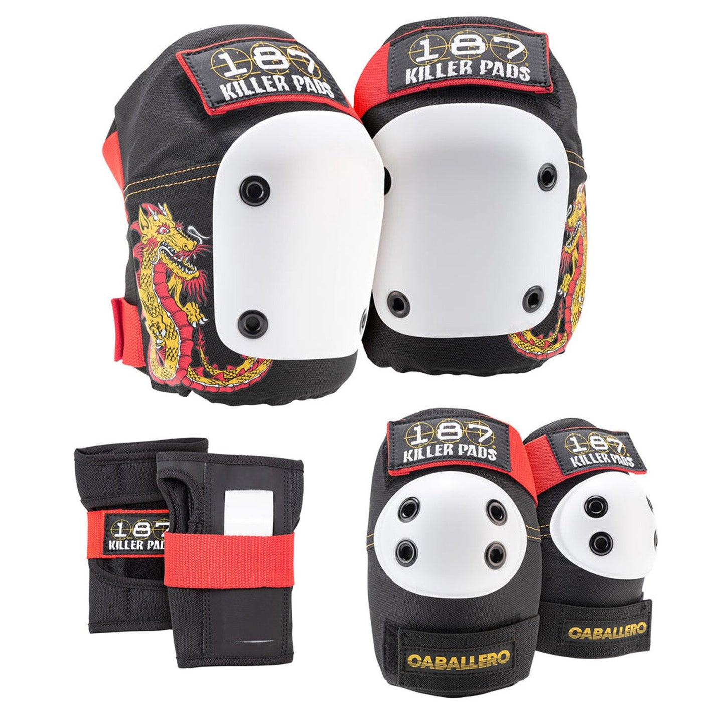 Jr. Six Pack Set Caballero - Black/Red/Gold