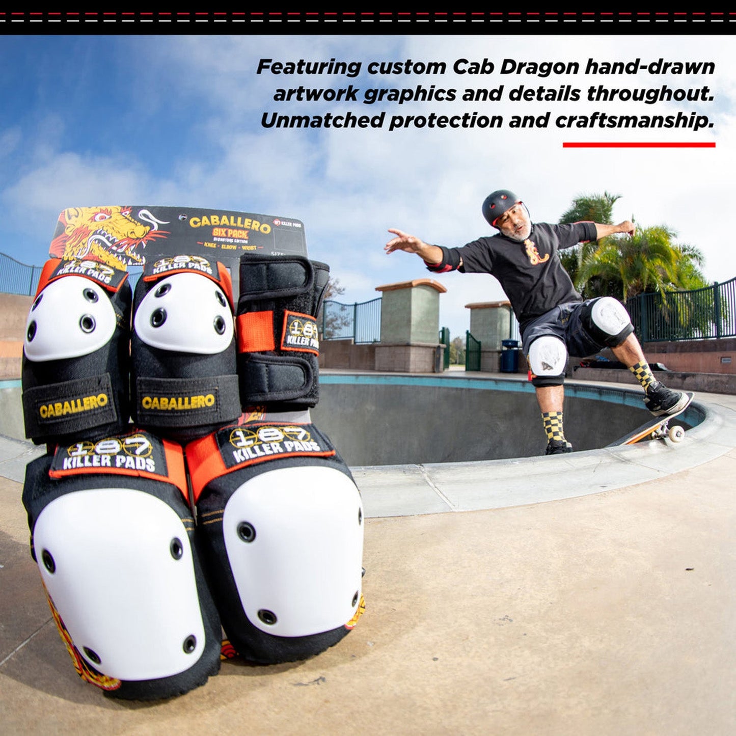 Jr. Six Pack Set Caballero - Black/Red/Gold