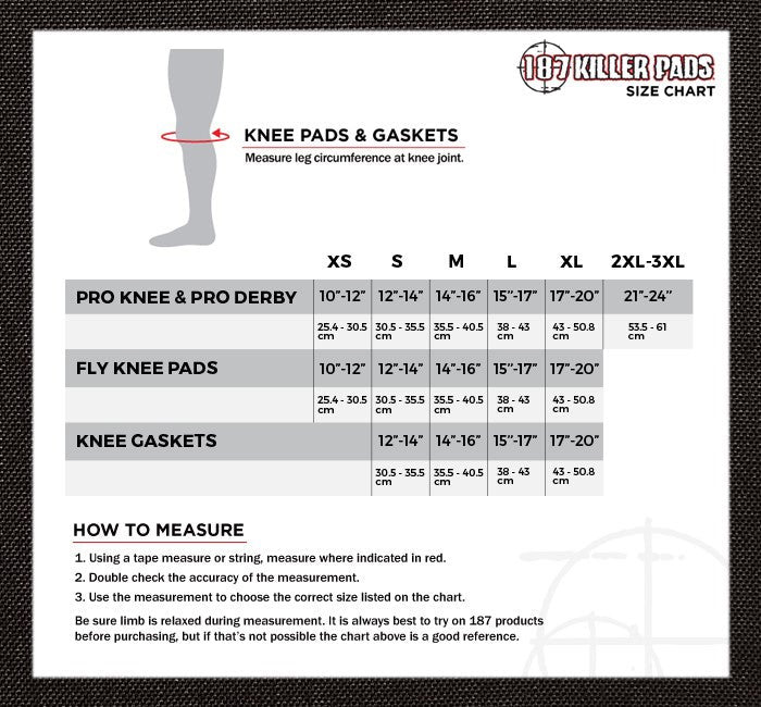 Knee Gaskets - Black