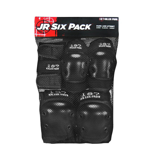 Jr. Six Pack Pad Set - Black