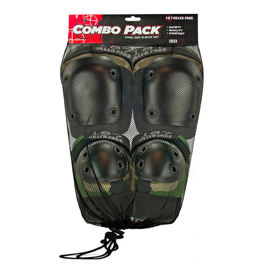 Knee & Elbow Pad Combo Pack - Camo