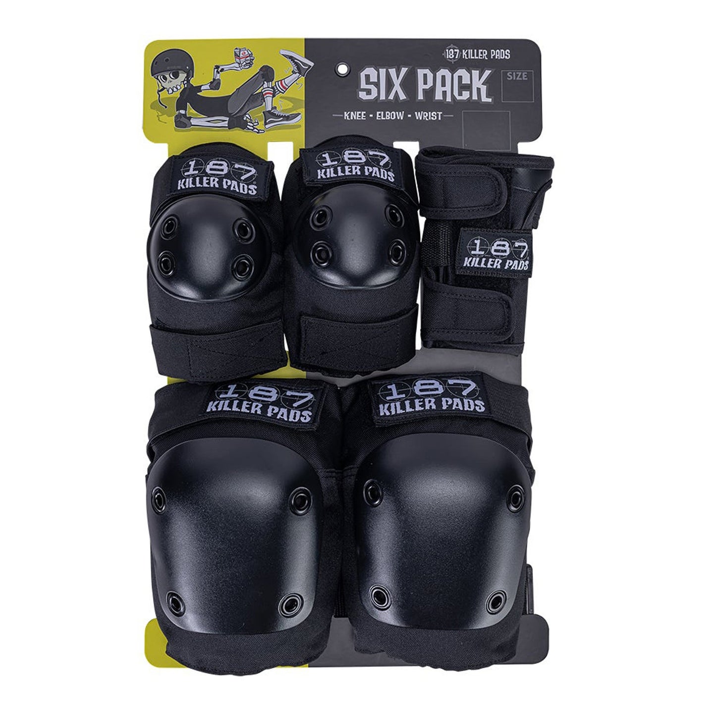 Six Pack Pad Set - Black