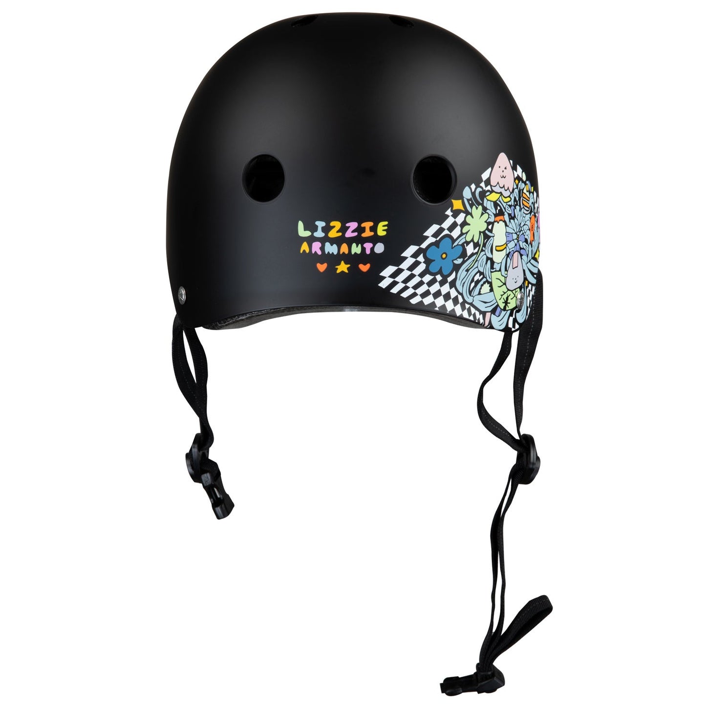 Certified Helmet Lizzie - Black/Floral